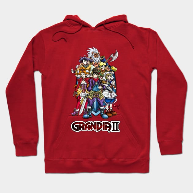 Grandia II Heroes Hoodie by WarioPunk